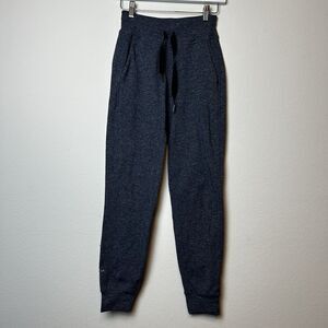 Lululemon Ready To Rulu Pants 2 Heathered Blue Athleisure Lounge Streetwear Cozy